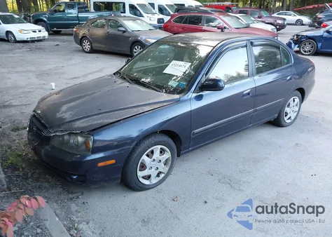 2004 Hyundai Elantra Gls/Gt из США, поврежденный, VIN KMHDN46D54U812232